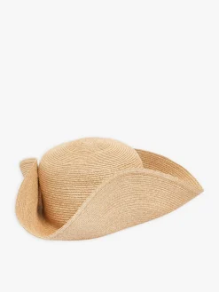 Straw Tricorn Hat<agnès b. Clearance