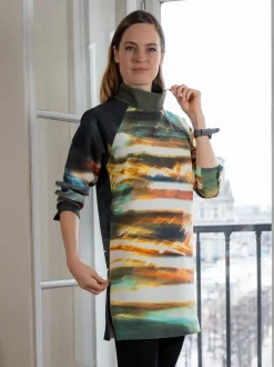 Sweatshirt Dress Zip Dress Lumière Versailles<agnès b. Fashion