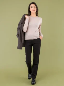 Taupe Kylie Merino Wool Sweater<agnès b. Shop