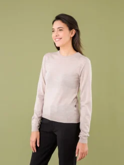 Taupe Kylie Merino Wool Sweater<agnès b. Shop