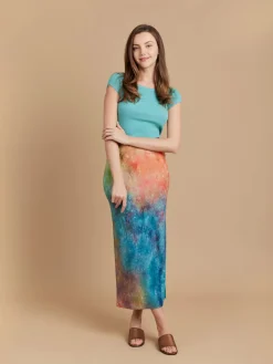 Viscose Long Skirt Artist Ikon<agnès b. Discount