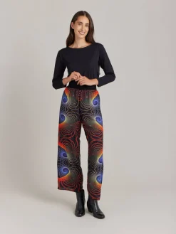 Viscose-printed Pants By Artist Ikon<agnès b. Best Sale
