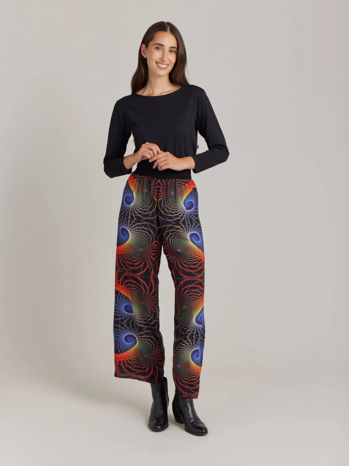 Viscose-printed Pants By Artist Ikon<agnès b. Best Sale