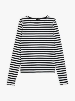 White And Black Striped Knox Ultra T-shirt<agnès b. Online