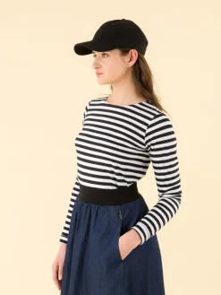 White And Black Striped Knox Ultra T-shirt<agnès b. Online