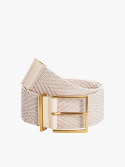 White Ava Belt<agnès b. New