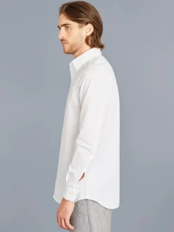 White Cotton Andy Shirt<agnès b. Shop