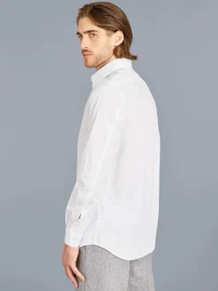 White Cotton Andy Shirt<agnès b. Shop