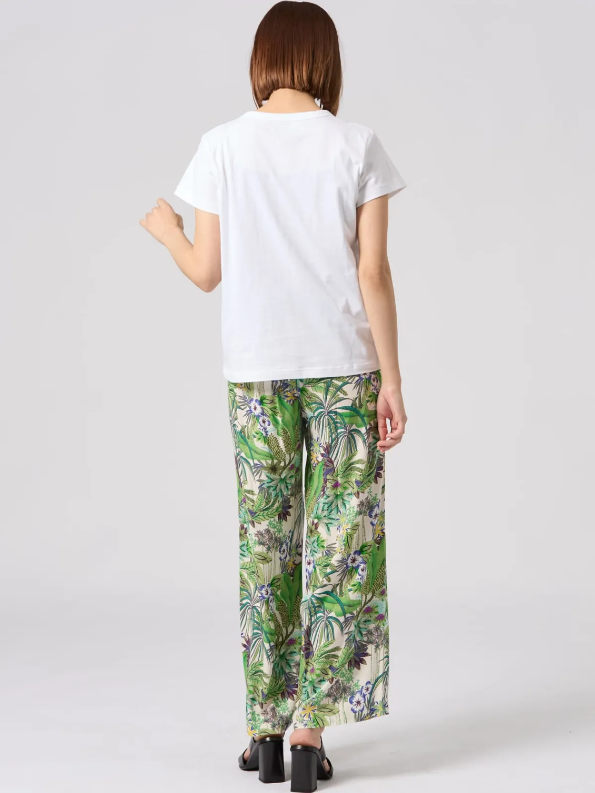 White Cotton Brando "" Logo T-shirt<agnès b. New