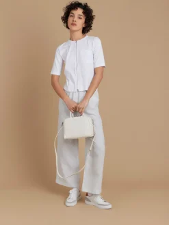 White Cotton Brando T-shirt<agnès b. Cheap