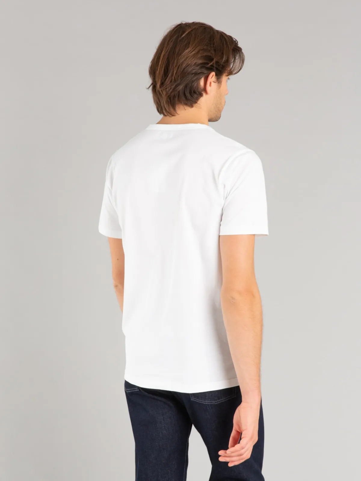 White Cotton Coulos Star T-shirt<agnès b. Shop