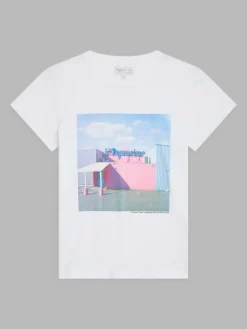 White Cotton Jersey Brando T-shirt Artist François Prost<agnès b. Best