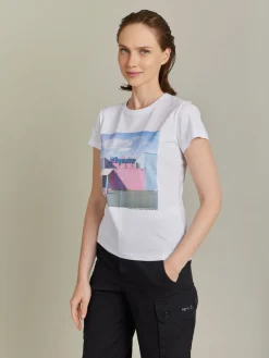 White Cotton Jersey Brando T-shirt Artist François Prost<agnès b. Best