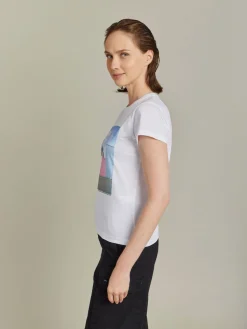 White Cotton Jersey Brando T-shirt Artist François Prost<agnès b. Best