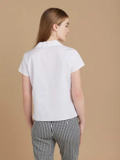 White Cotton Liseron Shirt<agnès b. Best Sale