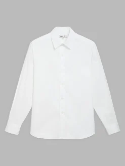White Cotton Serge Andy Shirt<agnès b. Cheap