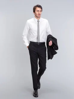 White Cotton Serge Andy Shirt<agnès b. Cheap