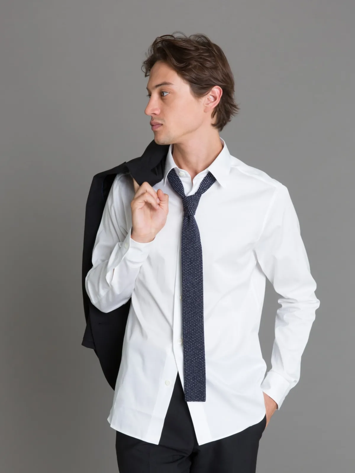 White Cotton Serge Tom Shirt<agnès b. Discount