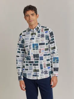 White Cotton Syd Shirt<agnès b. Sale