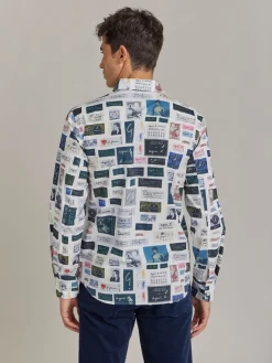 White Cotton Syd Shirt<agnès b. Sale