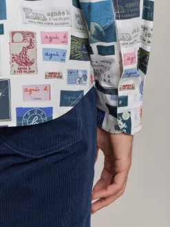 White Cotton Syd Shirt<agnès b. Sale