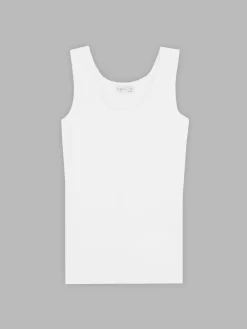 White Gaston Tank Top<agnès b. Store