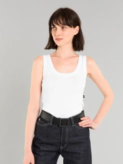 White Gaston Tank Top<agnès b. Store