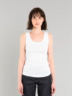 White Gaston Tank Top<agnès b. Store