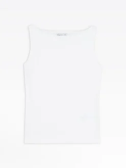 White Leopard Tank Top<agnès b. Discount