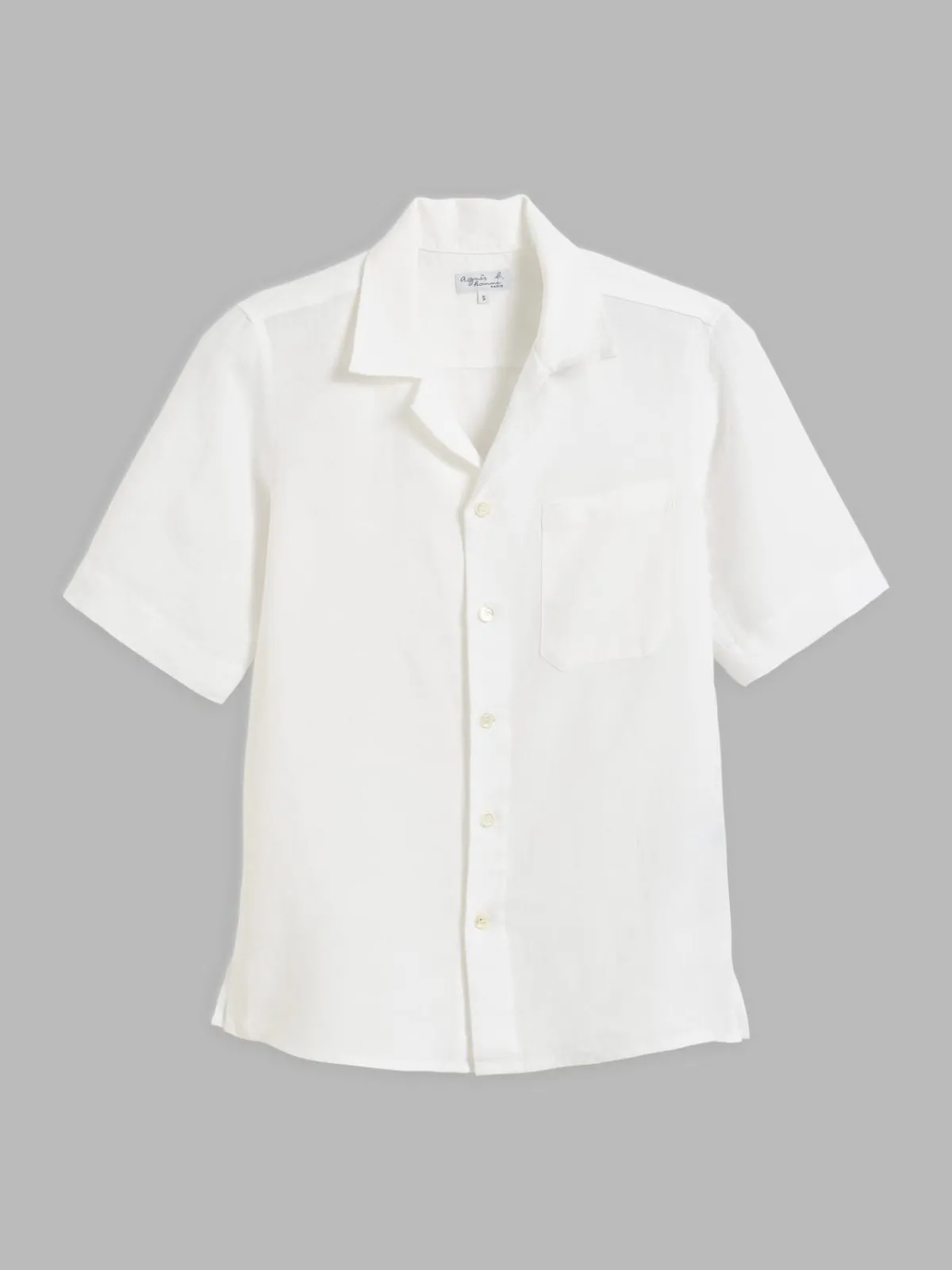 White Linen Magnum Shirt<agnès b. Best