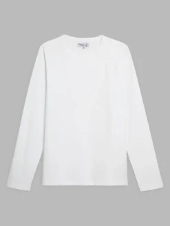 White Long Sleeves Coulos T-shirt<agnès b. Flash Sale