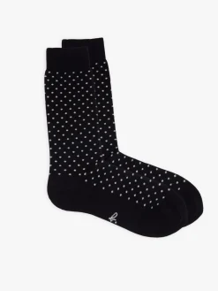 White Polka Dots Socks<agnès b. Outlet
