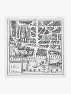 White Rue Du Jour Scarf<agnès b. Cheap