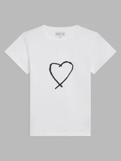 White Sarajevo Heart Brando T-shirt<agnès b. New
