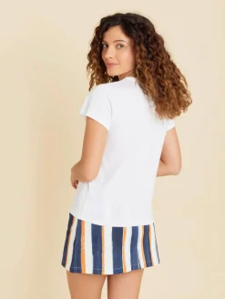 White Sarajevo Heart Brando T-shirt<agnès b. New
