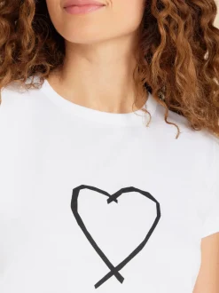 White Sarajevo Heart Brando T-shirt<agnès b. New
