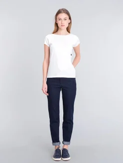 White Short Sleeve Australia T-shirt<agnès b. Best