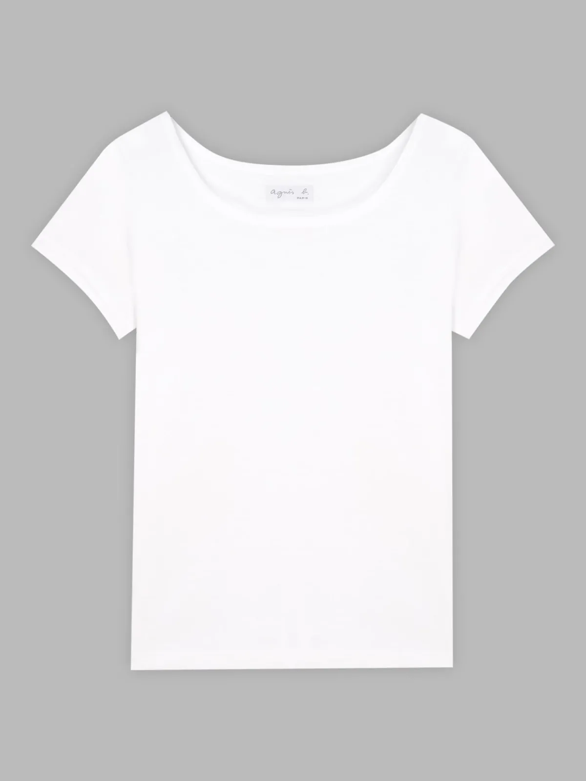 White Short Sleeve Le Chic T-shirt<agnès b. New