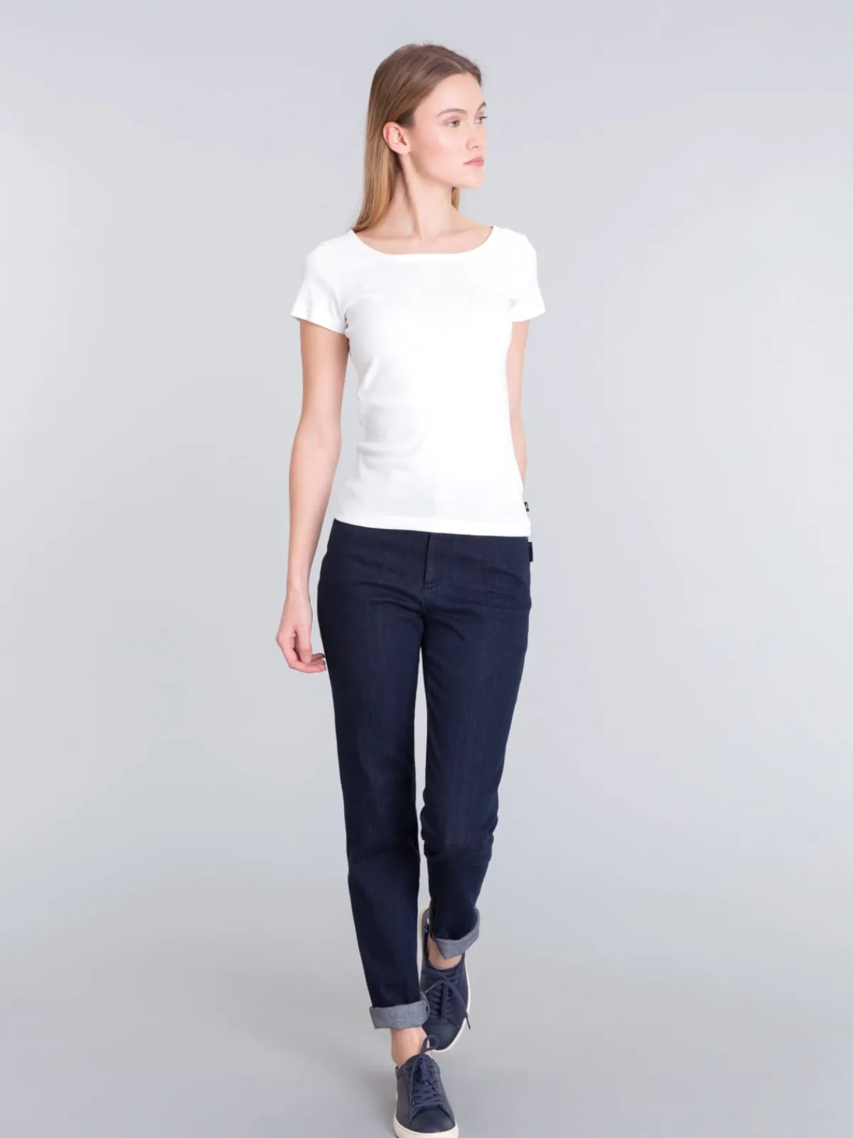 White Short Sleeve Le Chic T-shirt<agnès b. New