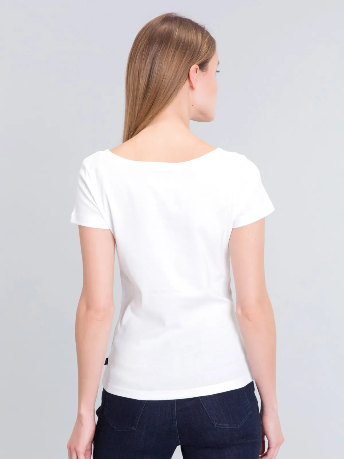 White Short Sleeve Le Chic T-shirt<agnès b. New