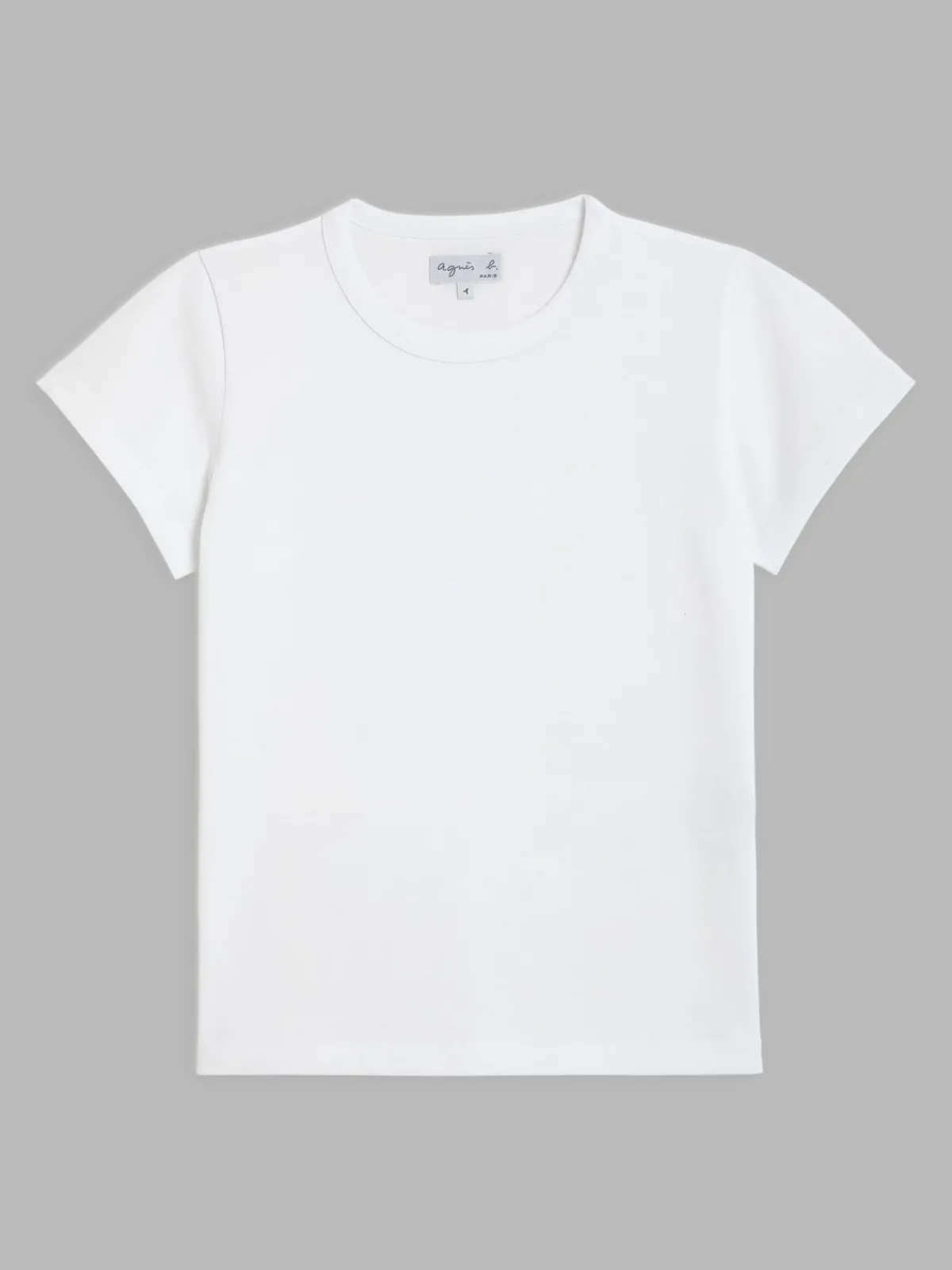 White Short Sleeves Brando T-shirt<agnès b. Hot