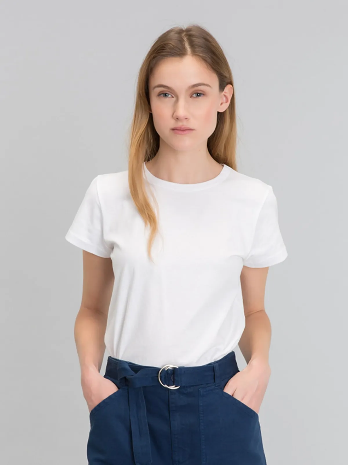 White Short Sleeves Brando T-shirt<agnès b. Hot