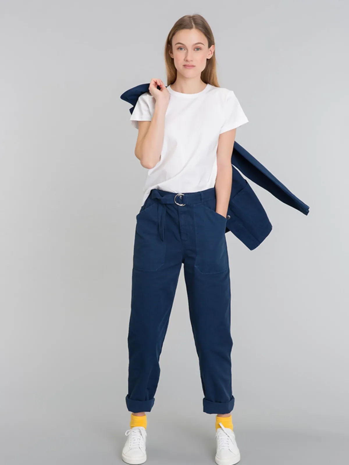 White Short Sleeves Brando T-shirt<agnès b. Hot