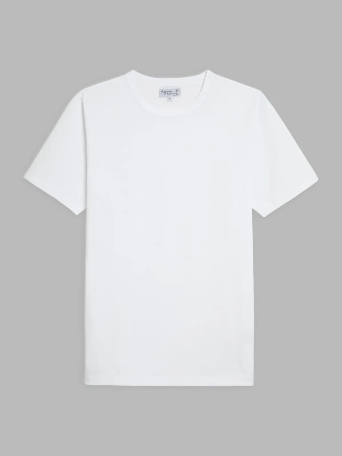 White Short Sleeves Coulos T-shirt<agnès b. New