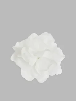 White Silk Flower Maeli Hair Clip<agnès b. Discount