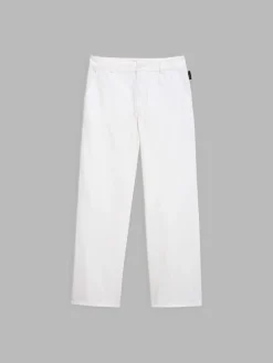 White Washed Cotton Mary Pants<agnès b. Best Sale