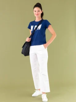 White Washed Cotton Mary Pants<agnès b. Best Sale