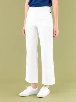 White Washed Cotton Mary Pants<agnès b. Best Sale