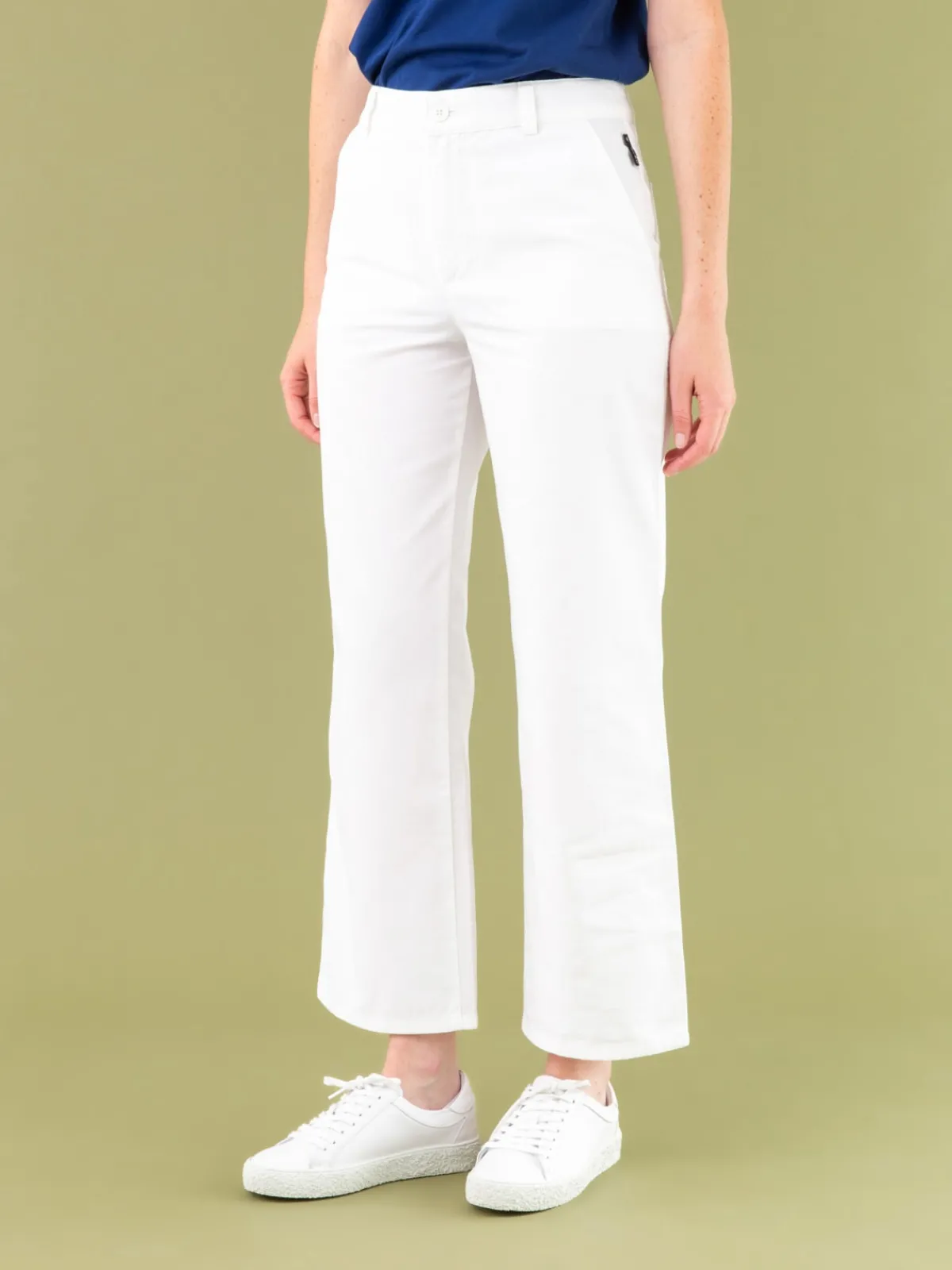 White Washed Cotton Mary Pants<agnès b. Best Sale