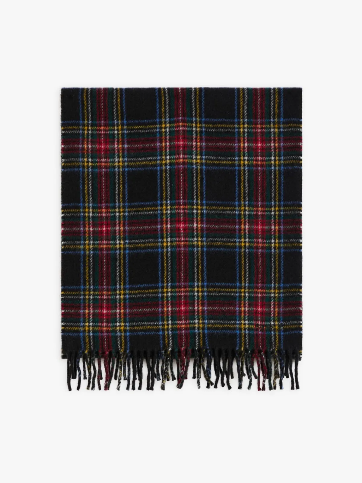Wool Checked New Bilal Scarf<agnès b. Shop